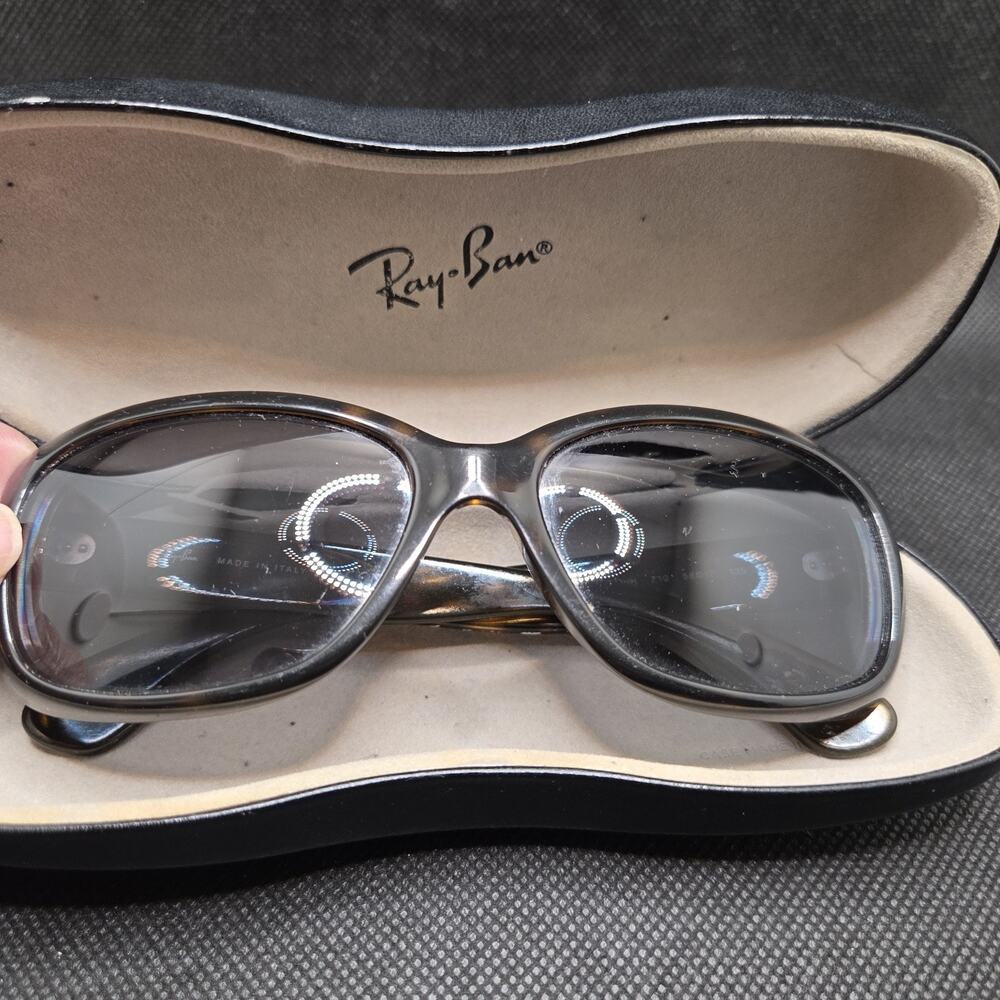 Ray-Ban RB4101 710 Jackie Ohh Tortoise Sunglasses 58 17 135 3N Italy With Case